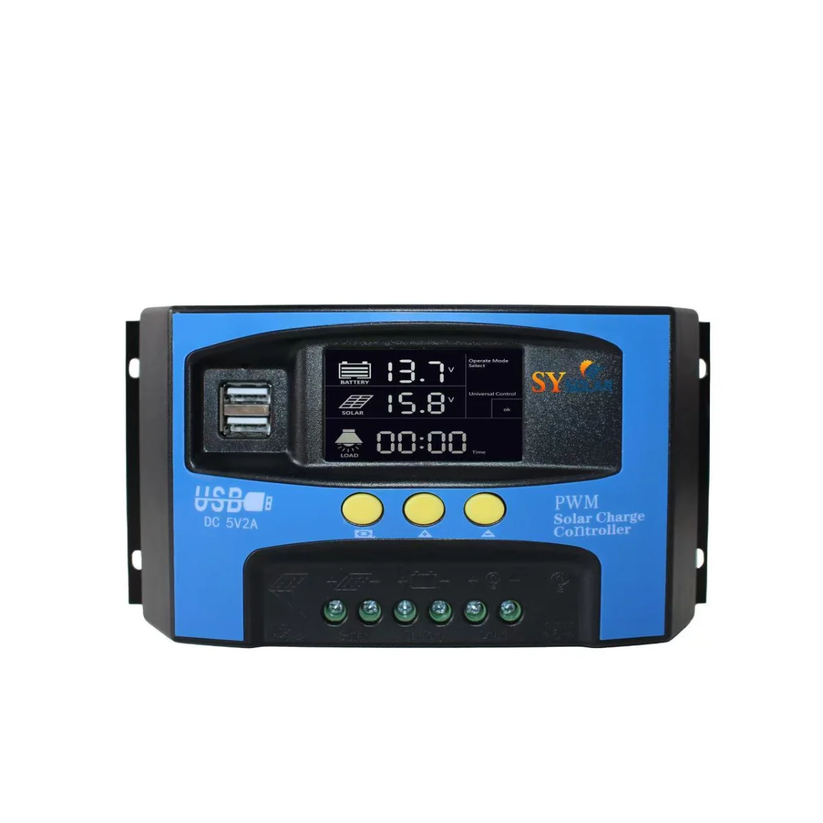 SD-A Series 10A–30A PWM Solar Charge Controller for 12V/24V Systems - Gerixi