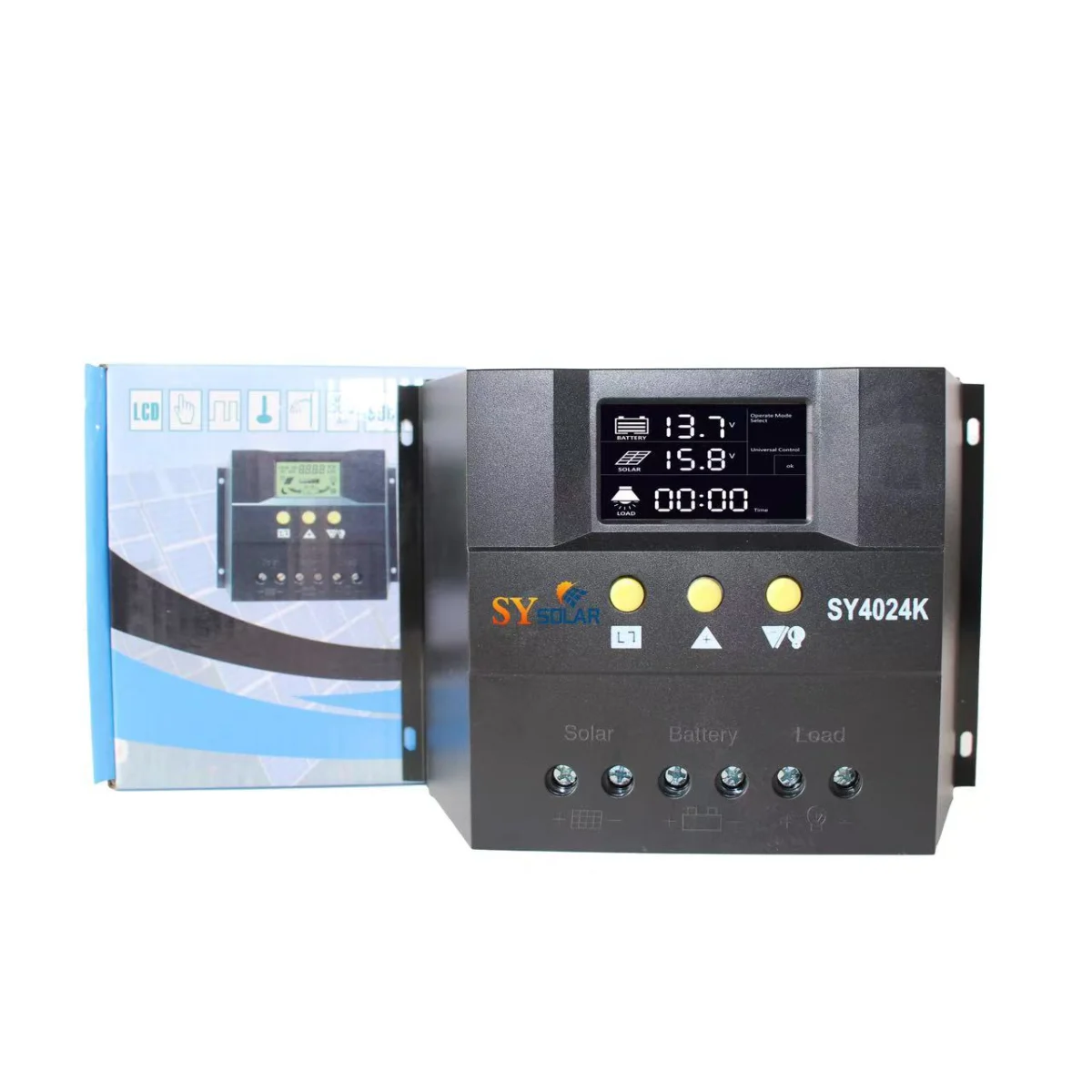SYK-24V Series 40A–60A PWM Solar Charge Controller for 12V/24V Systems - Gerixi
